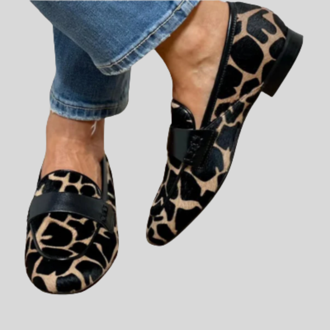 María | Mocasines ortopédicos leopardo