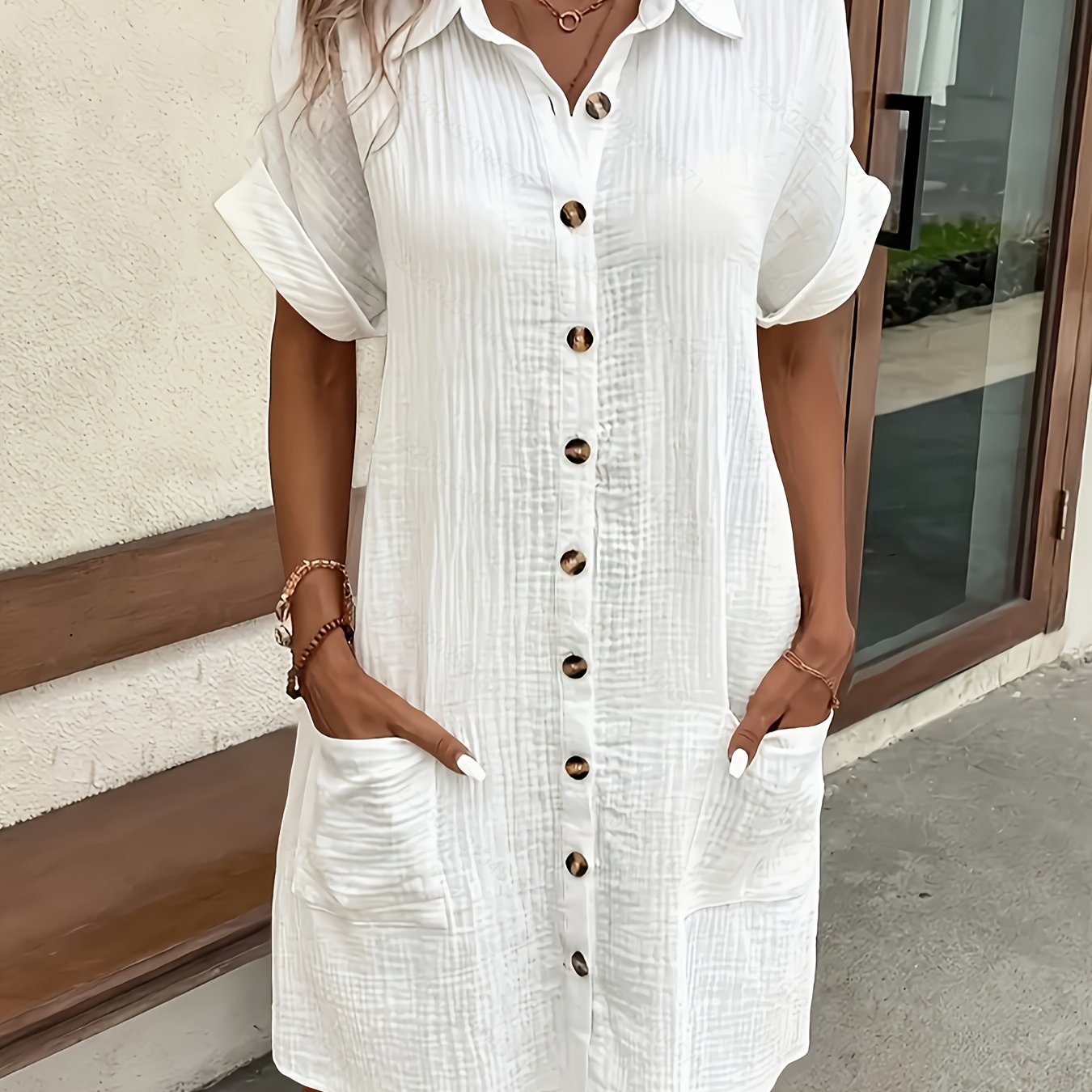 Inés | Vestido camisero de inspiración vintage