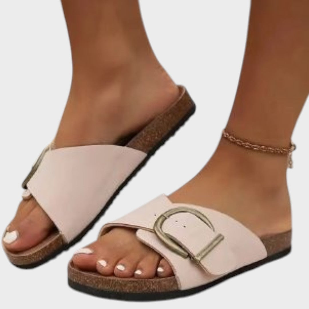 Bianca | Sandalias ortopédicas con hebillas