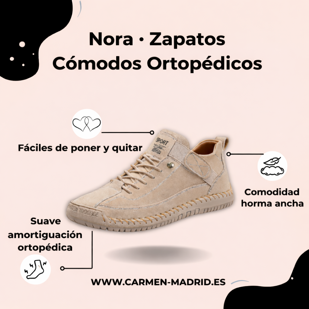 Nora | Zapatos cómodos ortopédicos