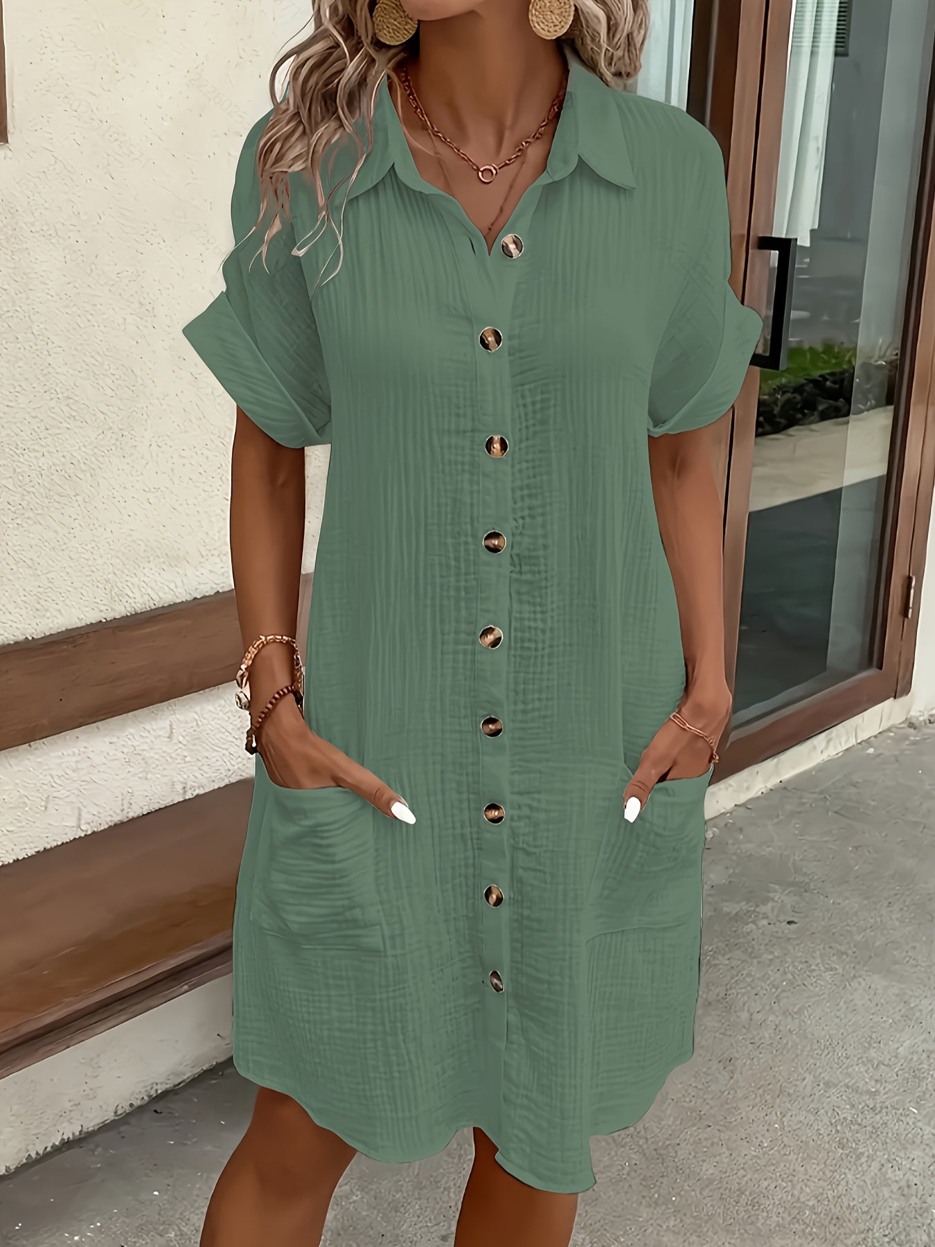 Inés | Vestido camisero de inspiración vintage