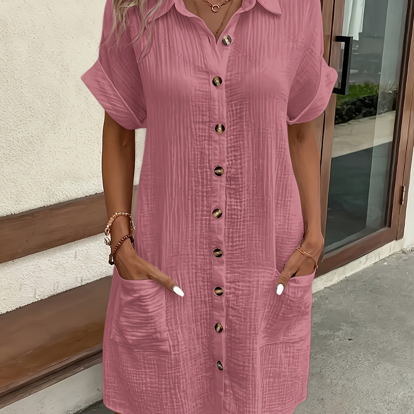 Inés | Vestido camisero de inspiración vintage