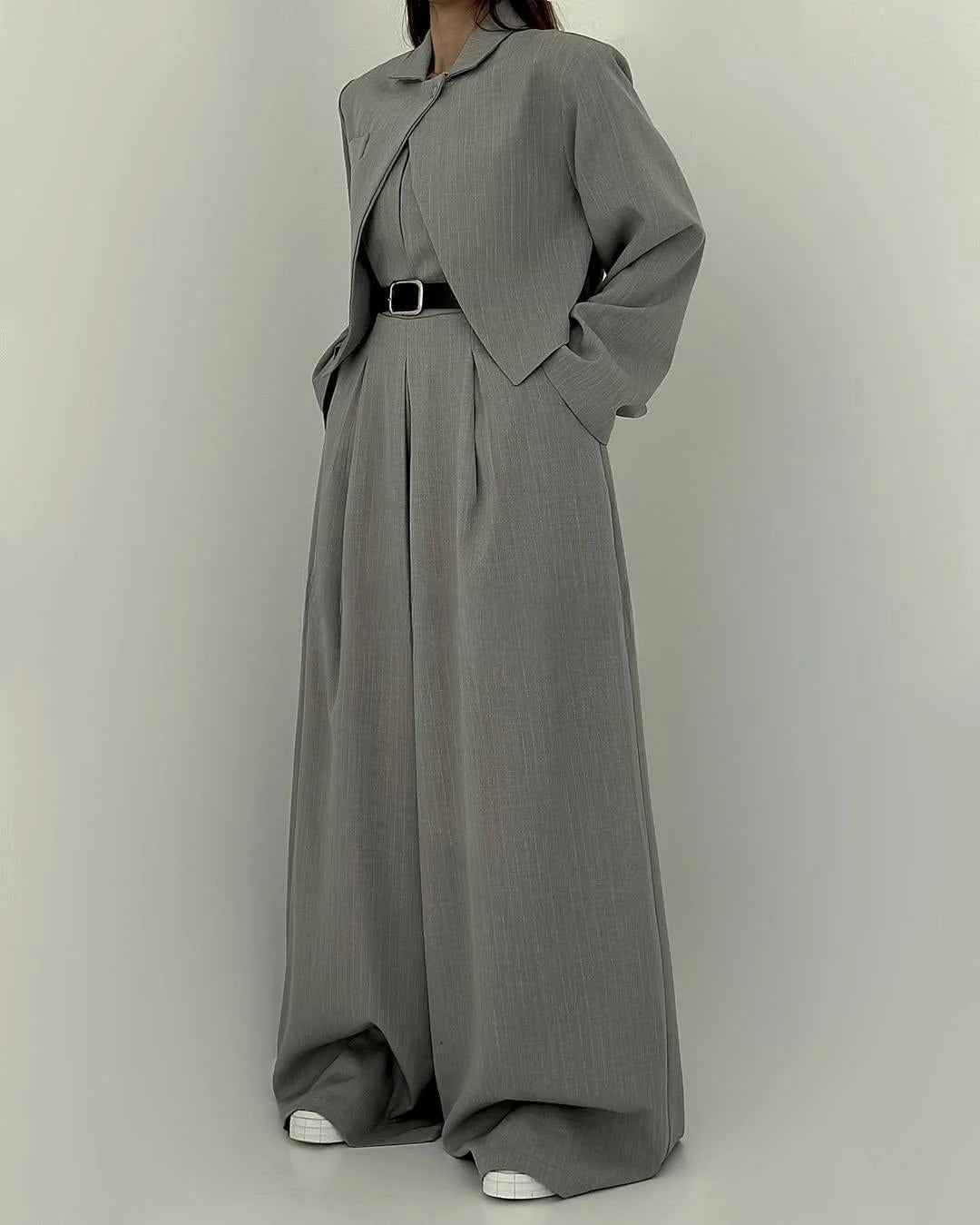 Paola™ | Conjunto femenino de top bustier y americana – Elegancia y estilo actual