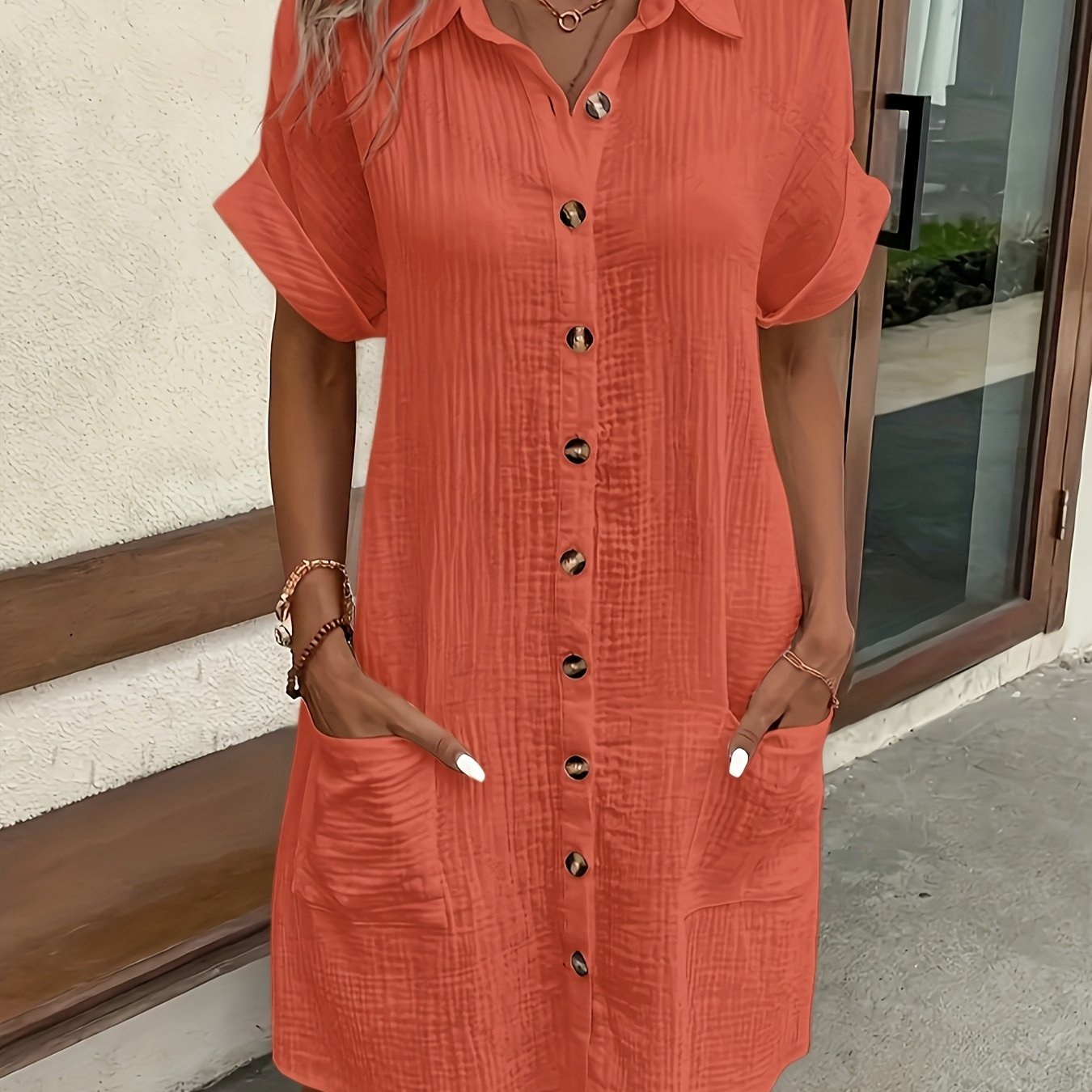 Inés | Vestido camisero de inspiración vintage