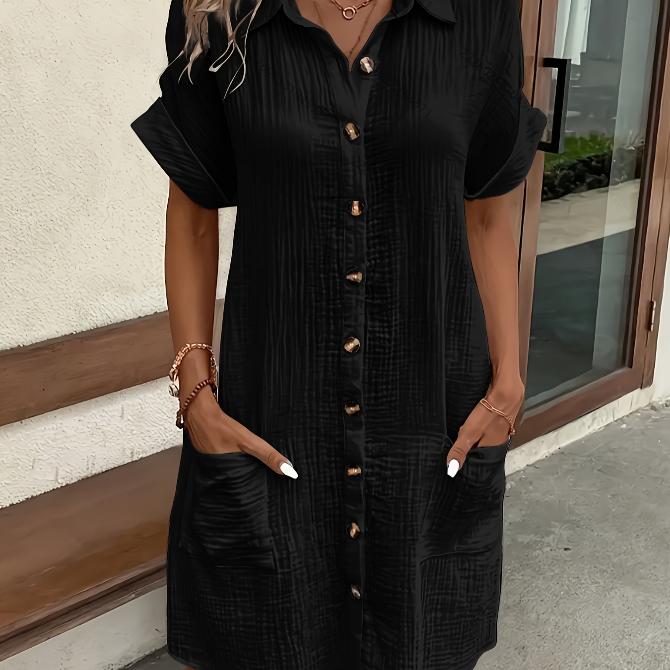 Inés | Vestido camisero de inspiración vintage