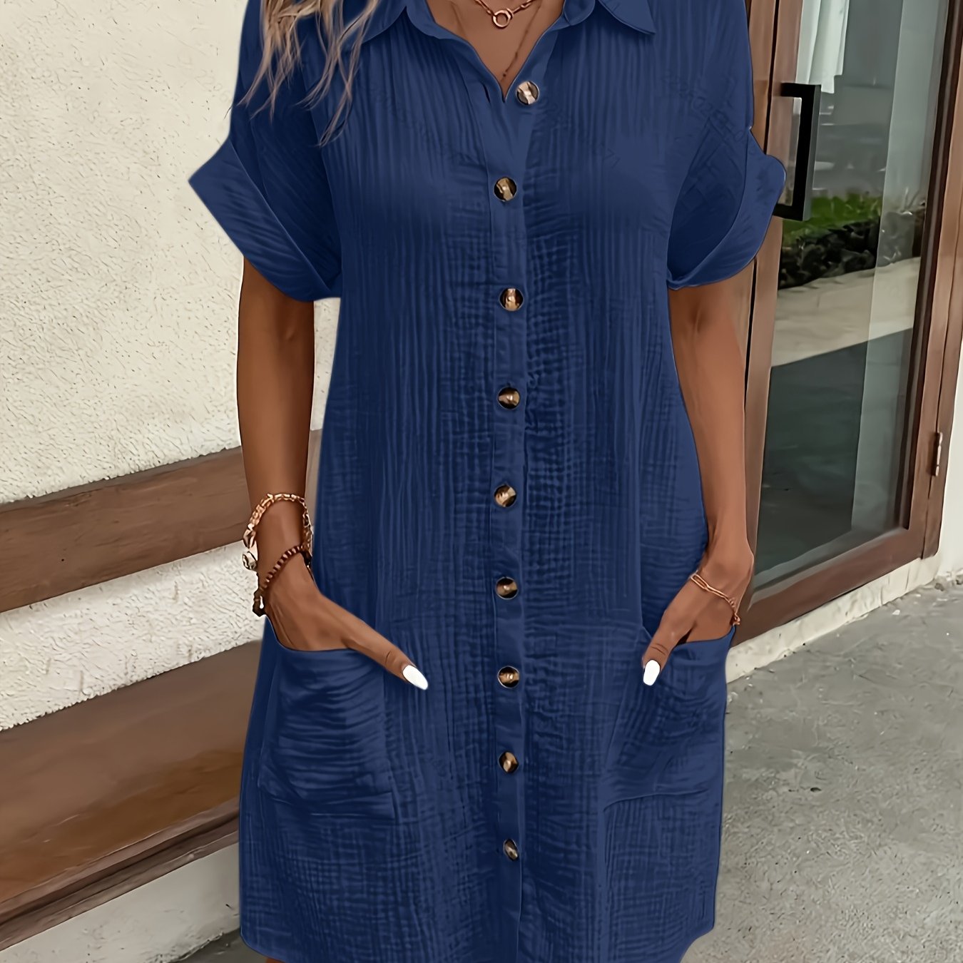 Inés | Vestido camisero de inspiración vintage