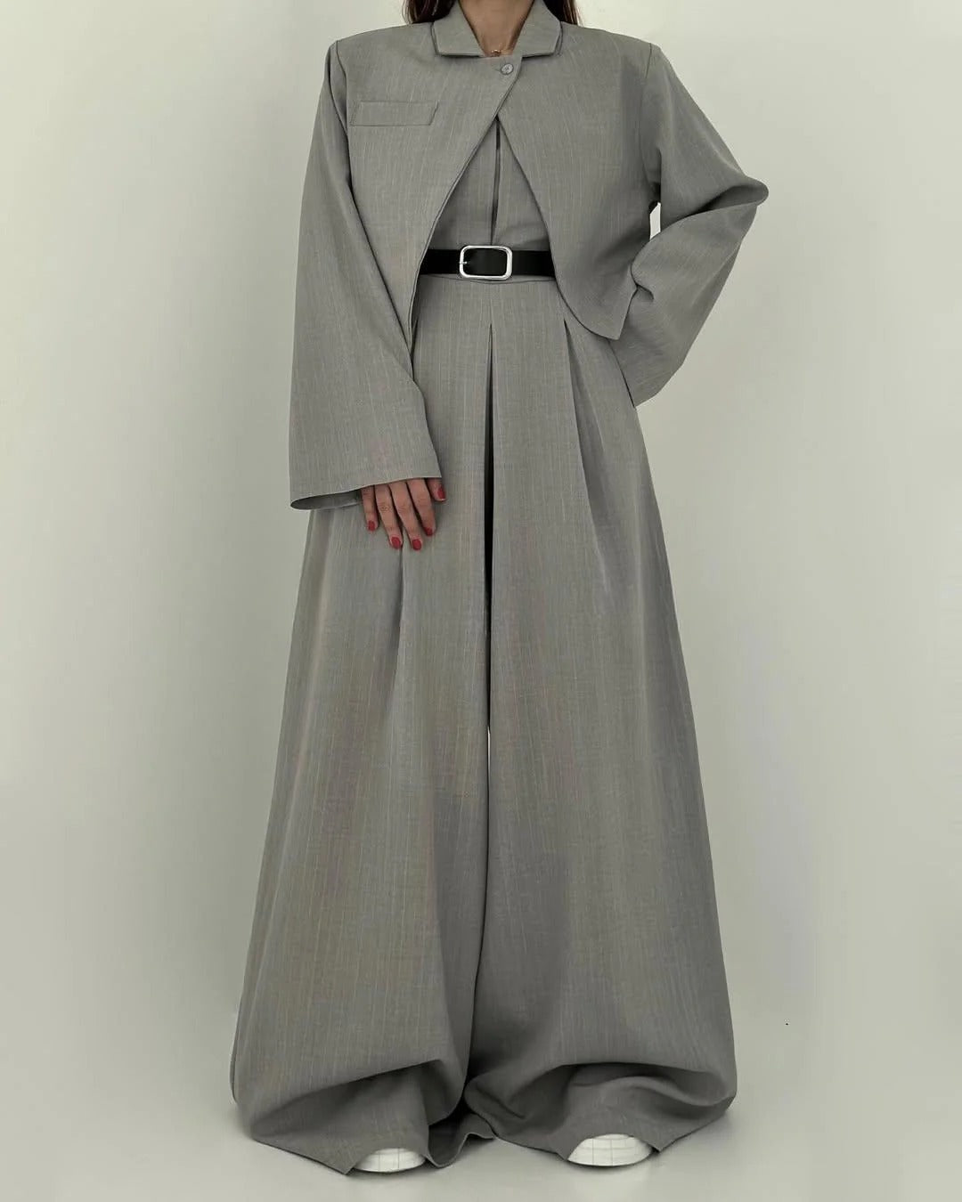 Paola™ | Conjunto femenino de top bustier y americana – Elegancia y estilo actual